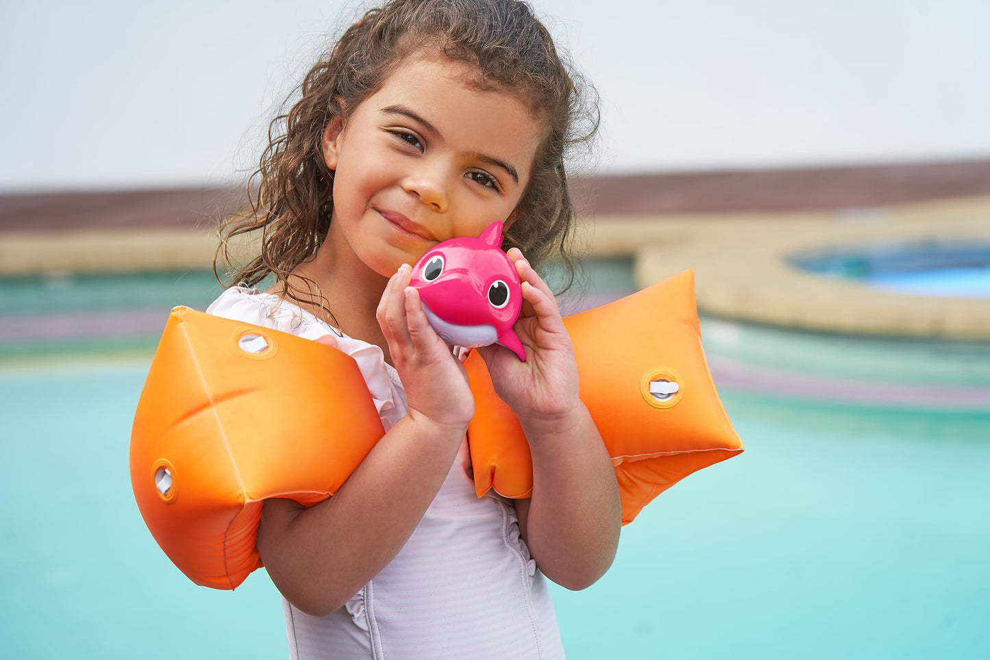 Robo Alive Junior Baby Shark New Silicon Fins Version Singing and Swimming Baby Shark (Yellow) by ZURU