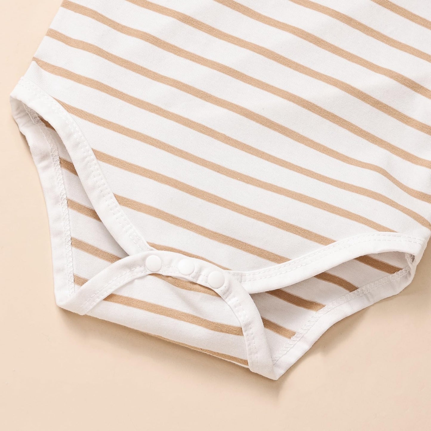 Baby Boy Clothes Newborn Outfits Stripe Romper Infant Cartoon Overall Adjustable Suspender Pants Set 0-18 Months