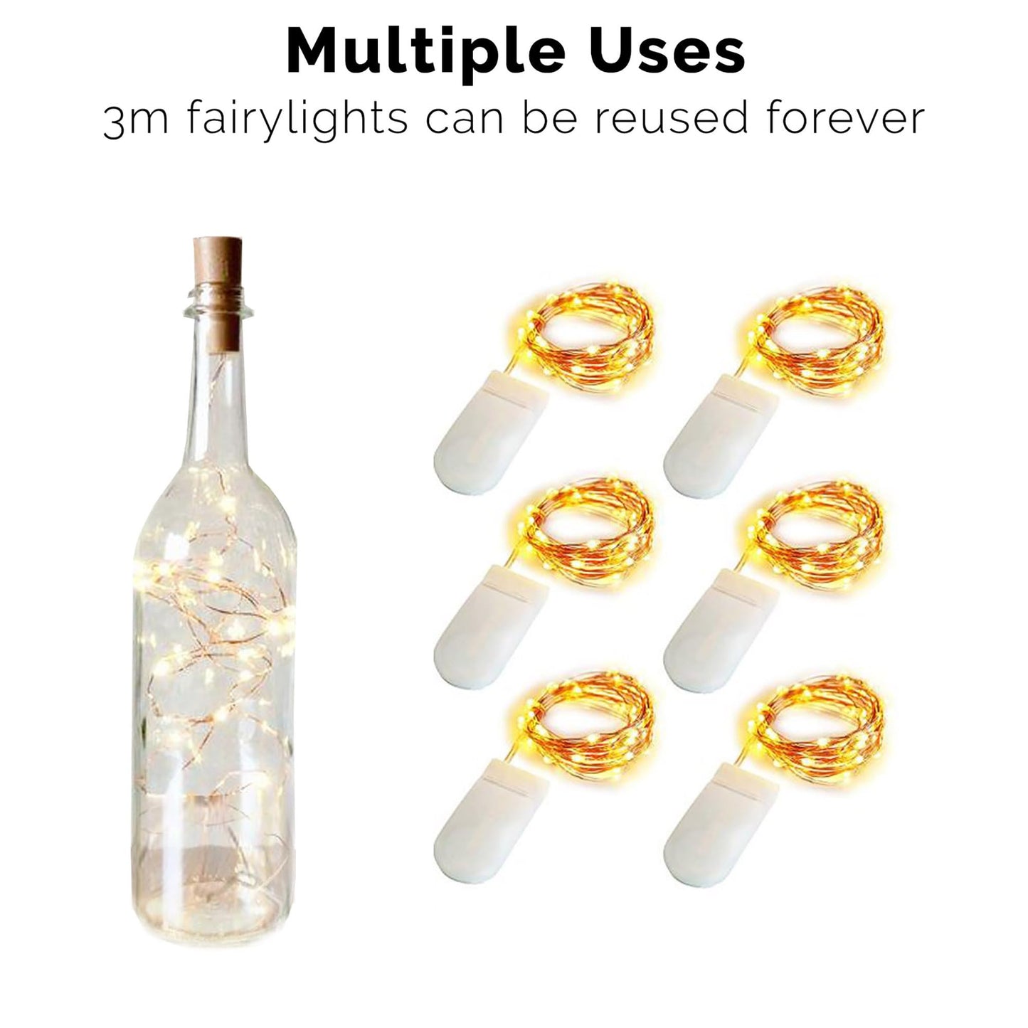 White LED Balloons Light up Bobo Party Balloons DIY kit-Clear Cold White LED Balloons for Helium or Air (cold white, 6 pack)