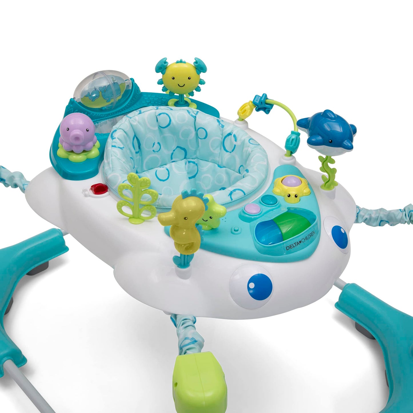 Delta Children Learn2Walk Balancer Baby Walker, Blue Ocean Adventure