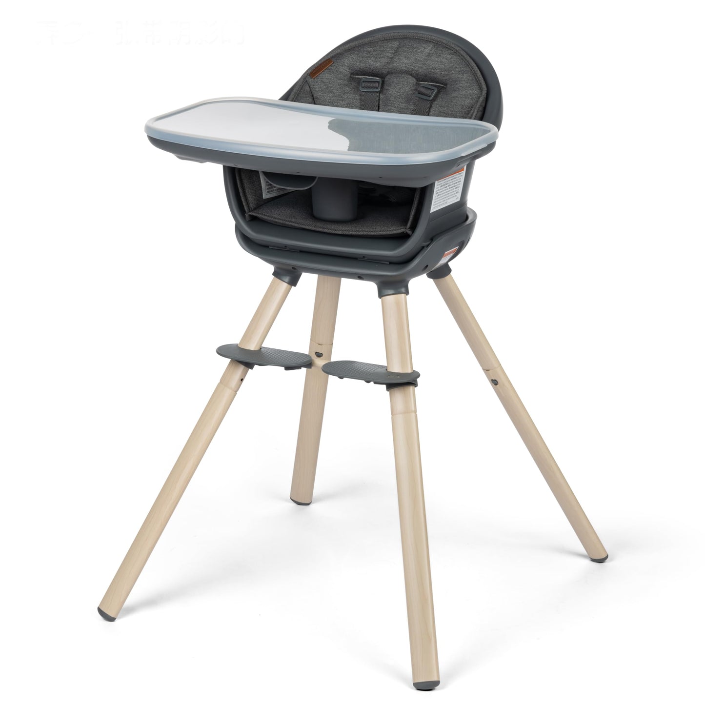 Maxi-Cosi Moa 8-in-1 High Chairs for Babies and Toddlers, Machine Washable Infant High Chair, Compact, Convertible High Chair Lightweight Design, Classic Slate
