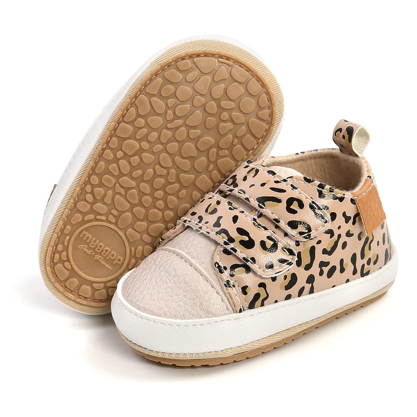 Baby Boys Girls Shoes Non-Slip Rubber Sole High-Top PU Leather Sneakers Infant First Walking Shoes Toddler Crib Shoes Newborn Loafers Flats.