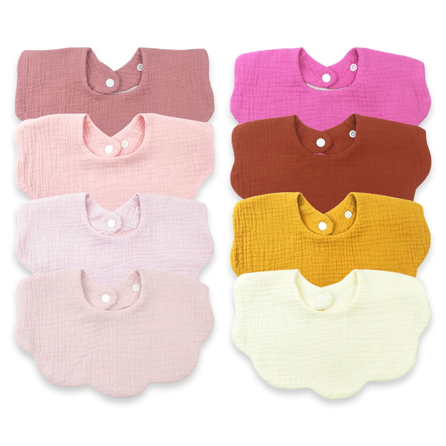 Baby Bibs Muslin Drool Teething Drooling Bibs for Baby Girl Boy Muslin Cotton