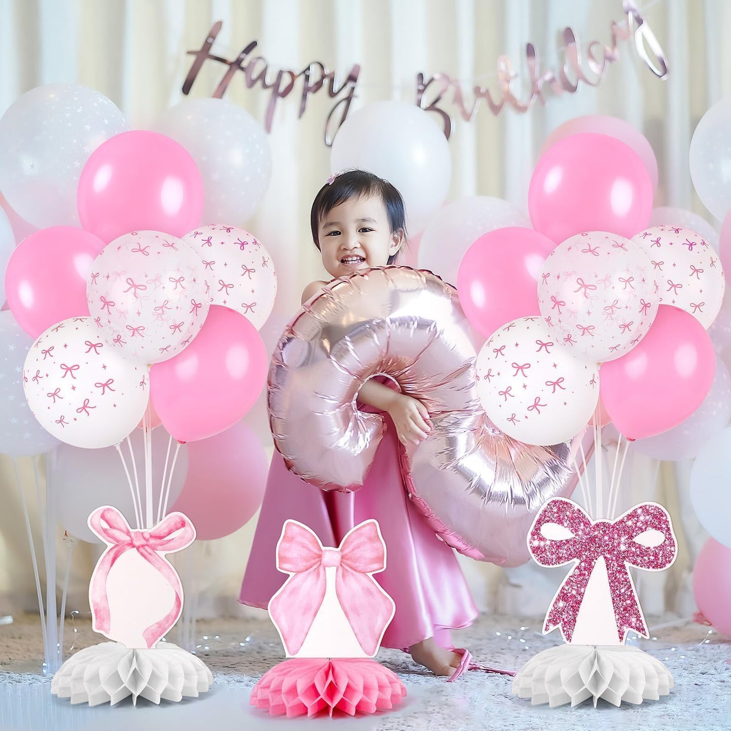 4 Sets Balloon Stand Kit for Table Bear Baby Shower Tables Centerpieces with Balloon Boy Baby Shower Decorations for Bear Theme Gender Reveal Birthday Party Table Decorations Supplies (Brown Bear, 4)