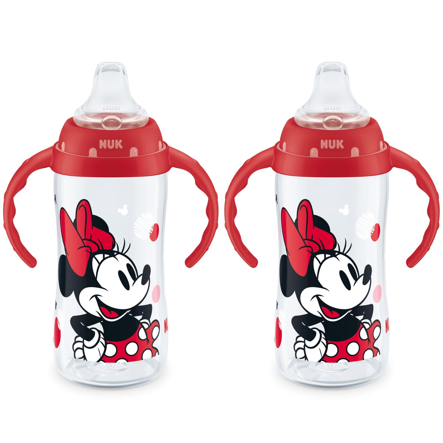 NUK Learner Cup, 10 oz, 8+ Months, 2 Count – BPA Free, Spill Proof Sippy Cup