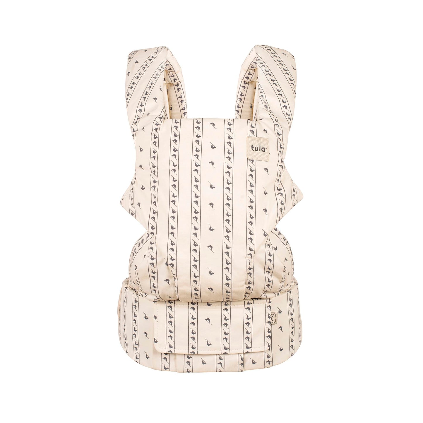 Baby Tula Explore Linen Baby Carrier 7 – 45 lb, Adjustable Newborn to Toddler Carrier, Multiple Ergonomic Positions Front and Back, Breathable and [Natural – Explore + Linen, Ash