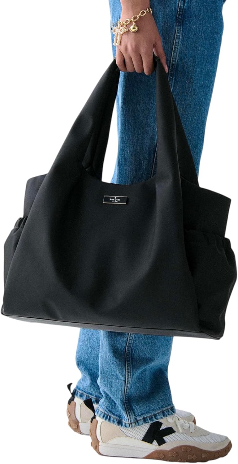 kate spade new york Carter Large Diaper Baby Bag Tote (Black)