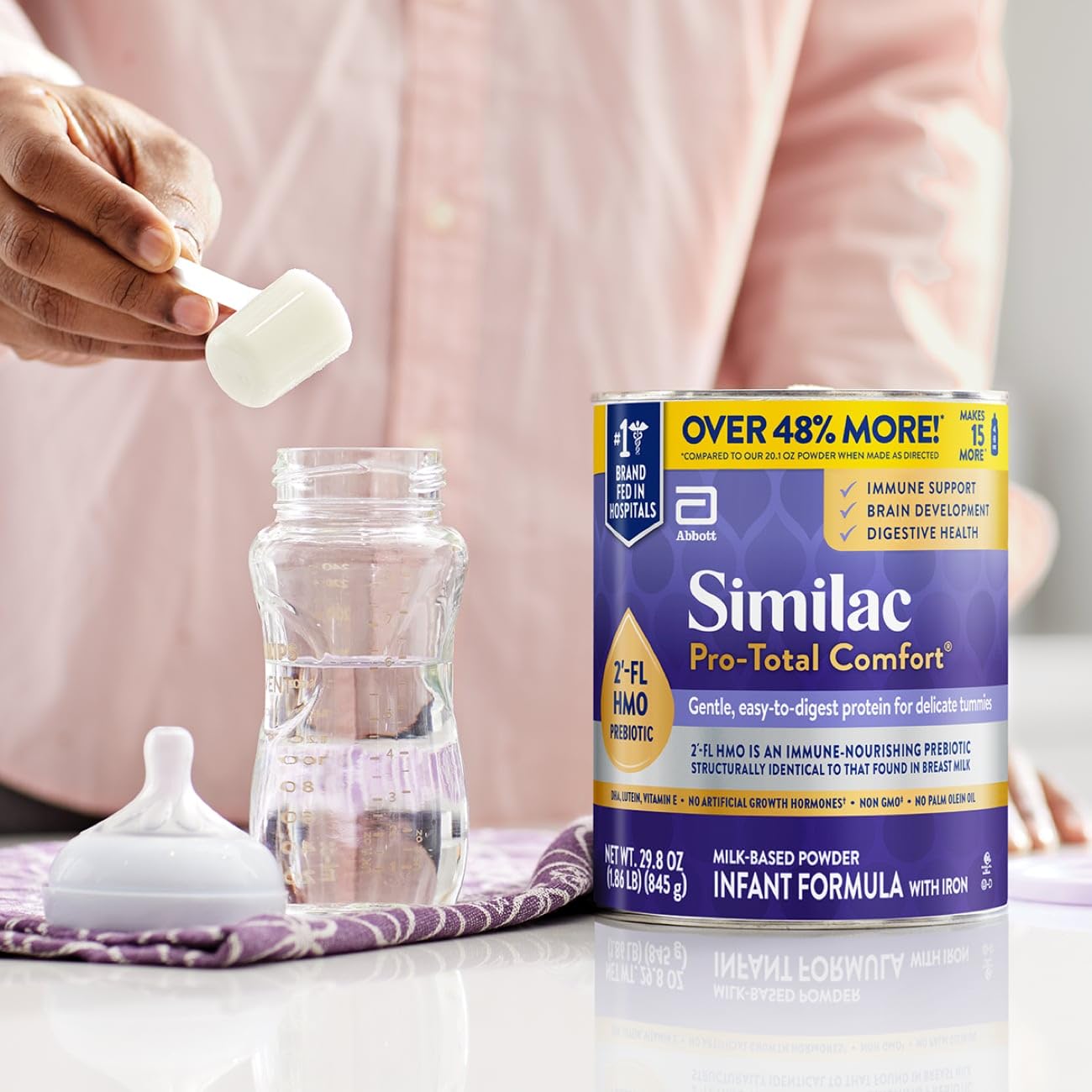 Similac Pro-Total Comfort Infant Formula With Iron, 20.1-oz Tub