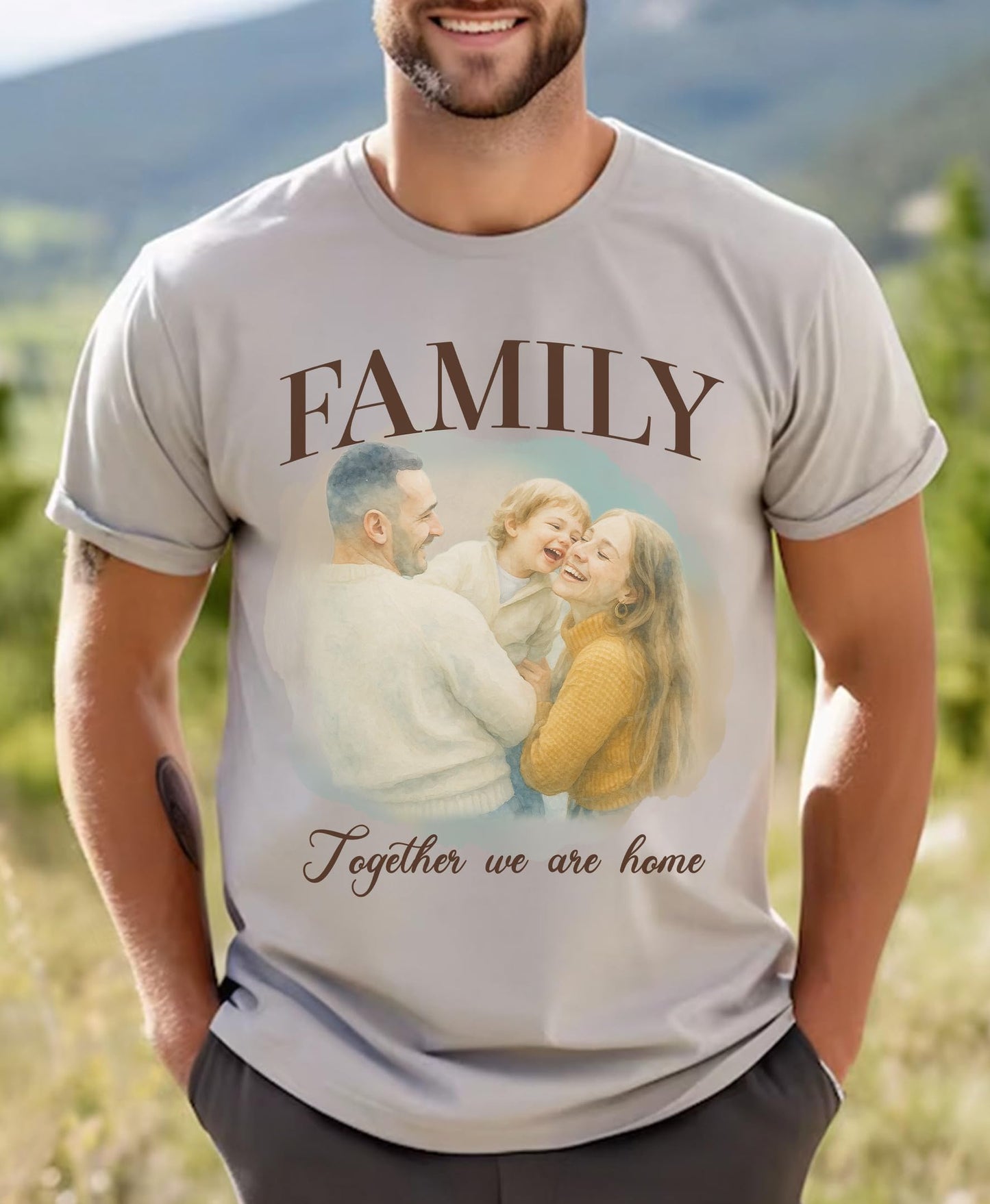Custom Dad Shirt with Photo Text Custom Fathers Day Shirts for Dad from Son Daughter Mom, Personalized Gift for Fatherâs Day
