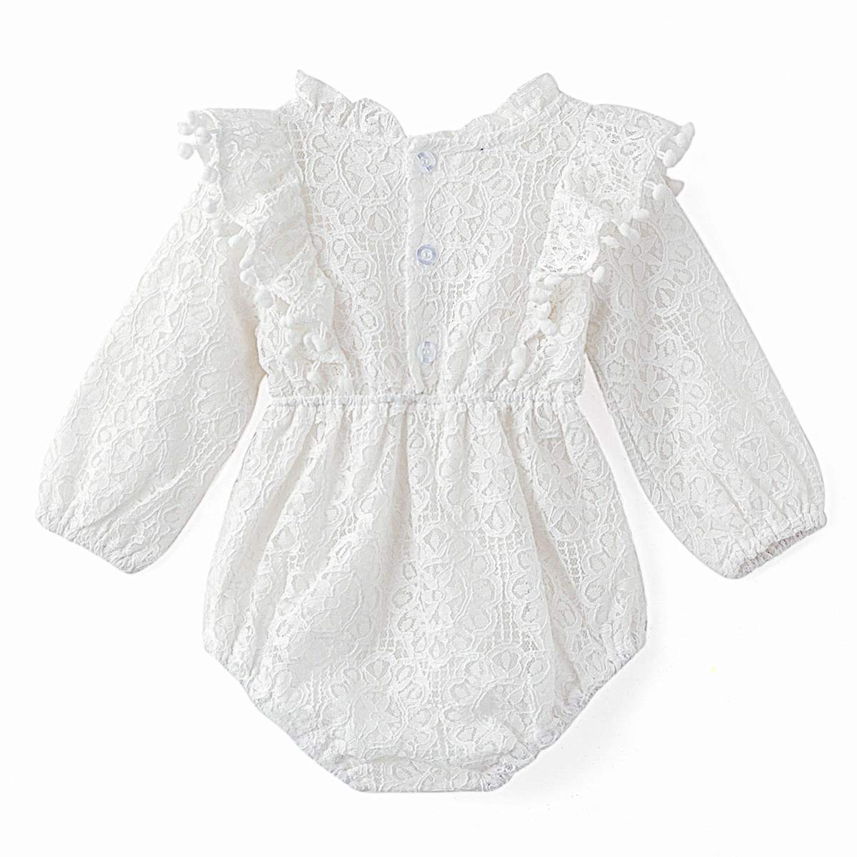 Simplee kids Baby Girl Kint Romper Fall Sleeveless Pompoms Rompers Newborn Little Girl Overall Jumpsuit Outfits