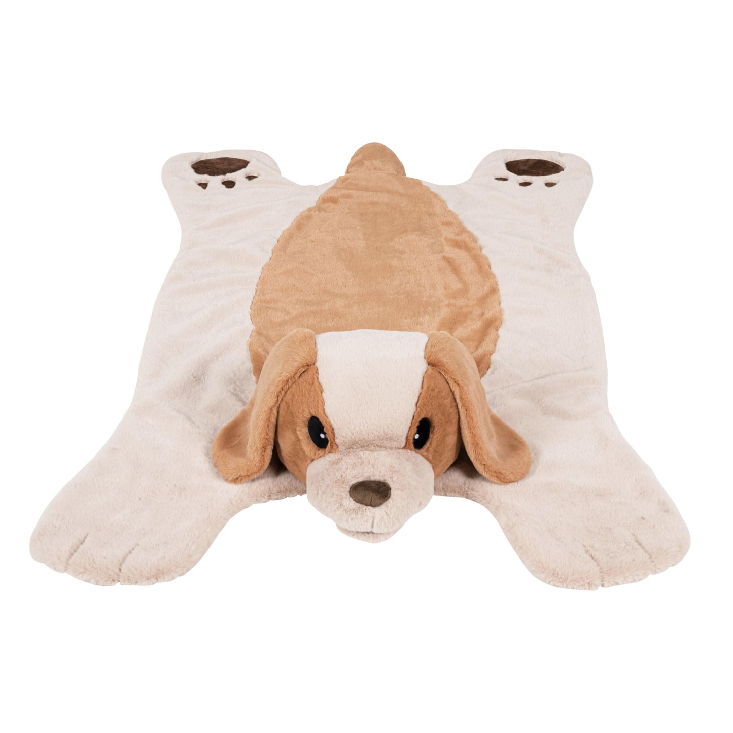 Plush PlushieRugs - Animal Rug for Kids Room, Fluffy Nursery and Fur Kids Rugs for Playroom - Big Large Stuffed Animals Irregular Shaped Rug that Works Great as Woodland Nursery Decor (Dinosaur)