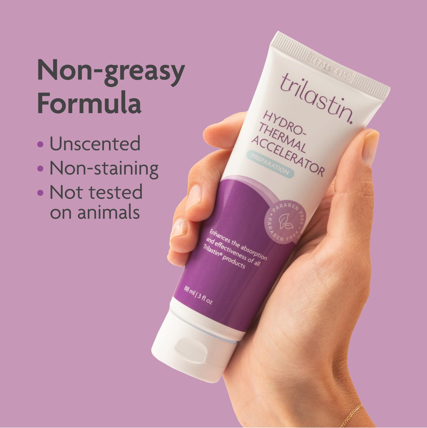 TriLASTIN Maternity Stretch Mark Prevention Cream - Paraben-Free, Hypoallergenic, and Safe for Pregnancy - Stretch Mark Formula for Pregnant Women - 4 Oz Belly Cream for Pregnant Women