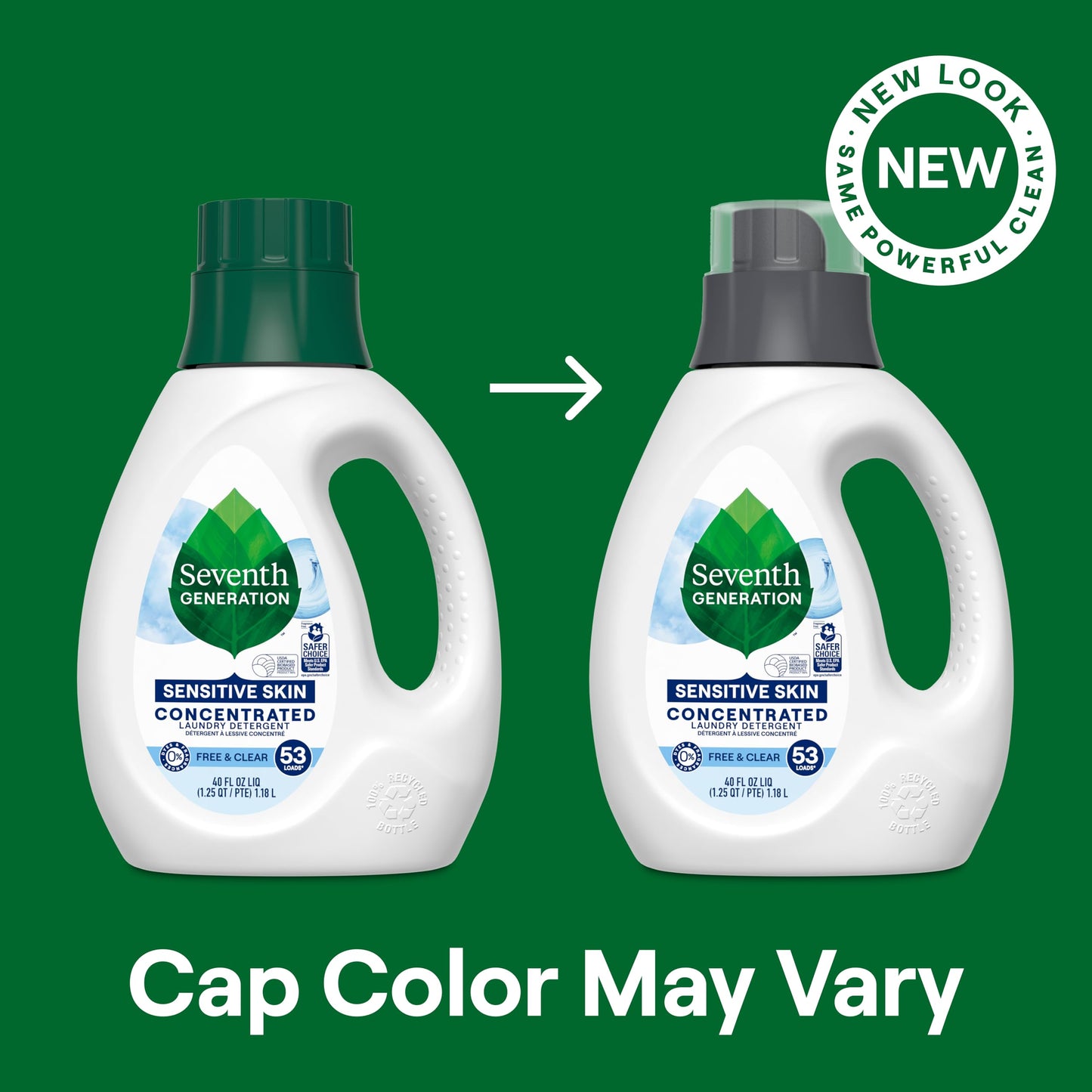 Seventh Generation Concentrated Baby Laundry Detergent, Fresh Scent, 40 Fl Oz, Pack of 2