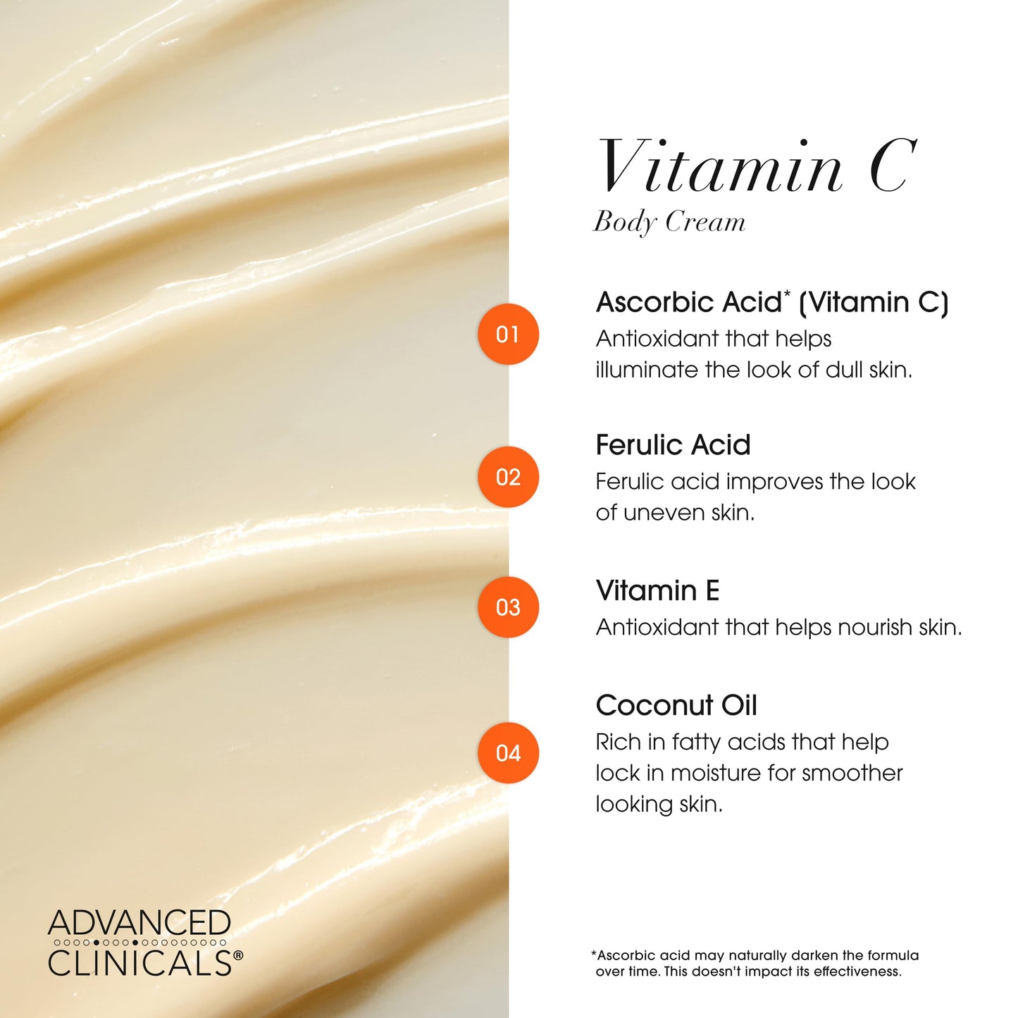 Advanced Clinicals Retinol Body Lotion & Face Moisturizer | Visible Anti Aging Skin Care Retinol Body Cream For Women & Men Targets Look Of Fine Lines, Wrinkles, & Crepe Looking Dry Skin, 16 Ounce