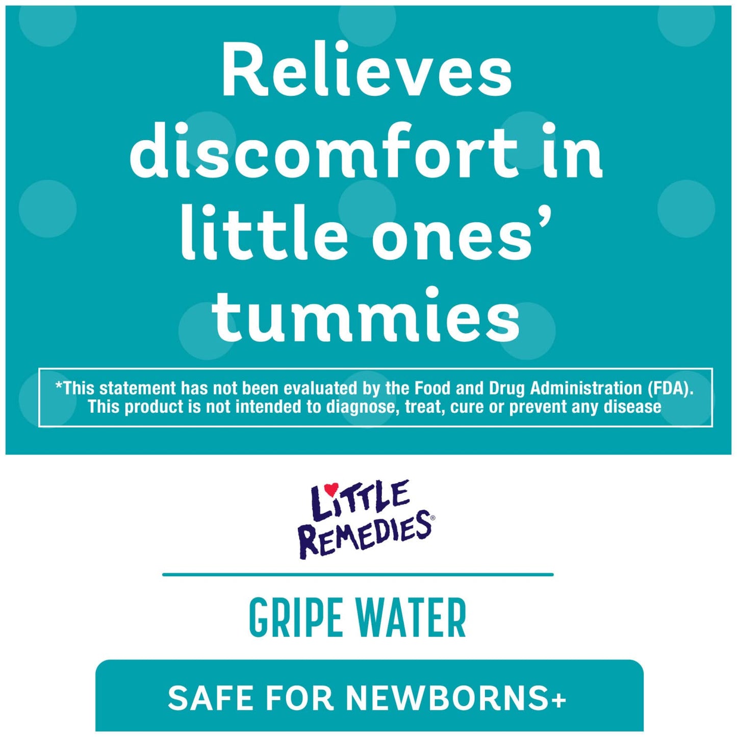 Little Remedies Gripe Water for Babies, Colic and Baby Gas Relief for Newborns, 4 Fl Oz, 3 Pack
