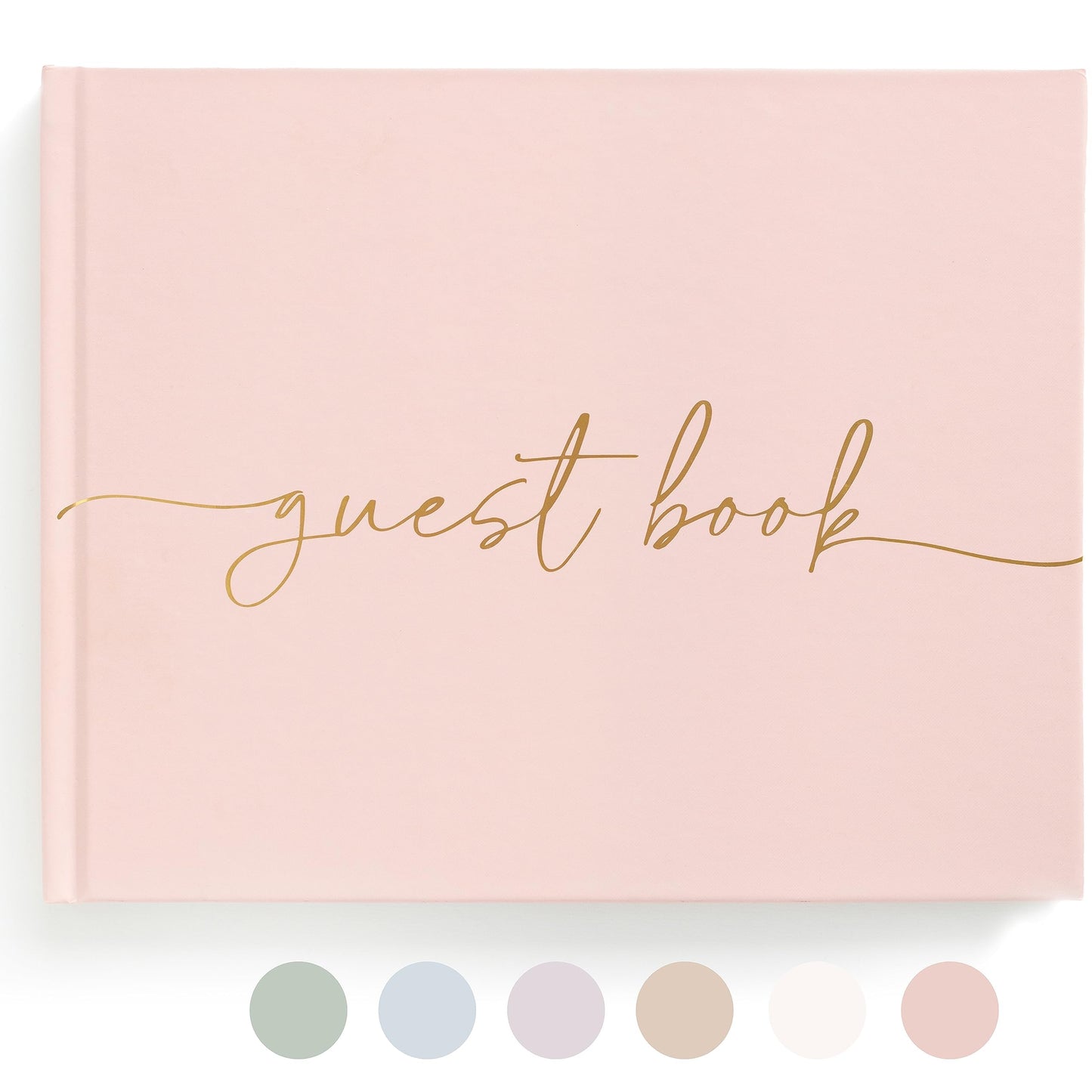 Lamare Elegant Blank Page Wedding Guest Book – The Perfect Polaroid Guest Book for Wedding Receptions, Birthdays, Baby Showers, and Special Events – A Stylish Sign-in Book for Guests
