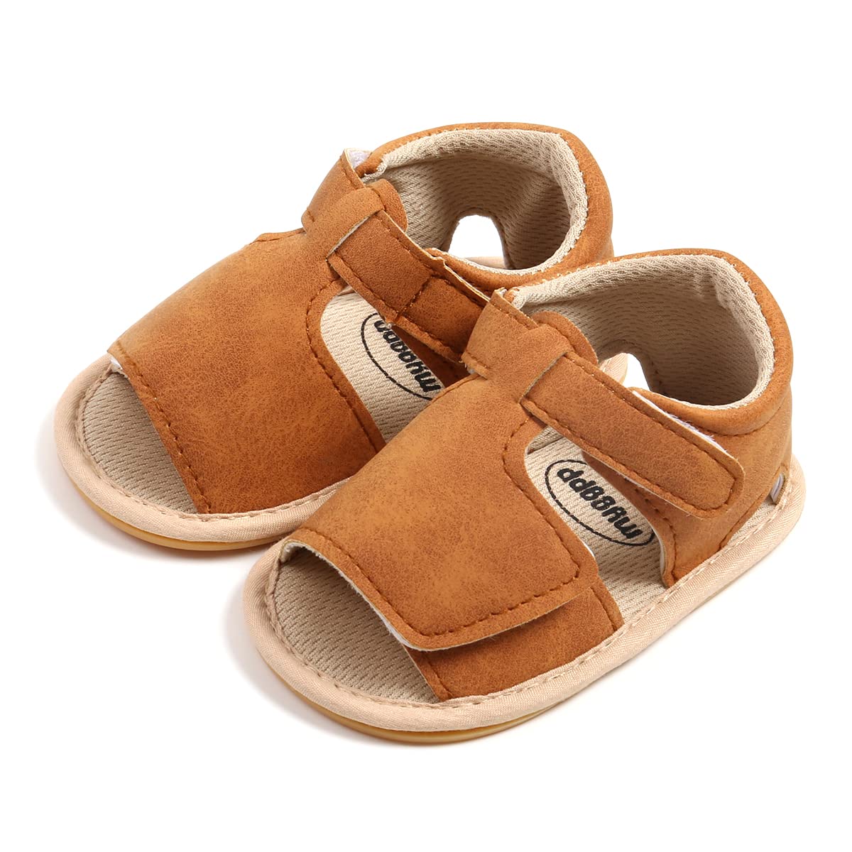 GAISUMMI Baby Girls Sandals Summer Bowknot Infant Crib Shoes Toddler Pu Leather Soft Rubber Sole First Walkers