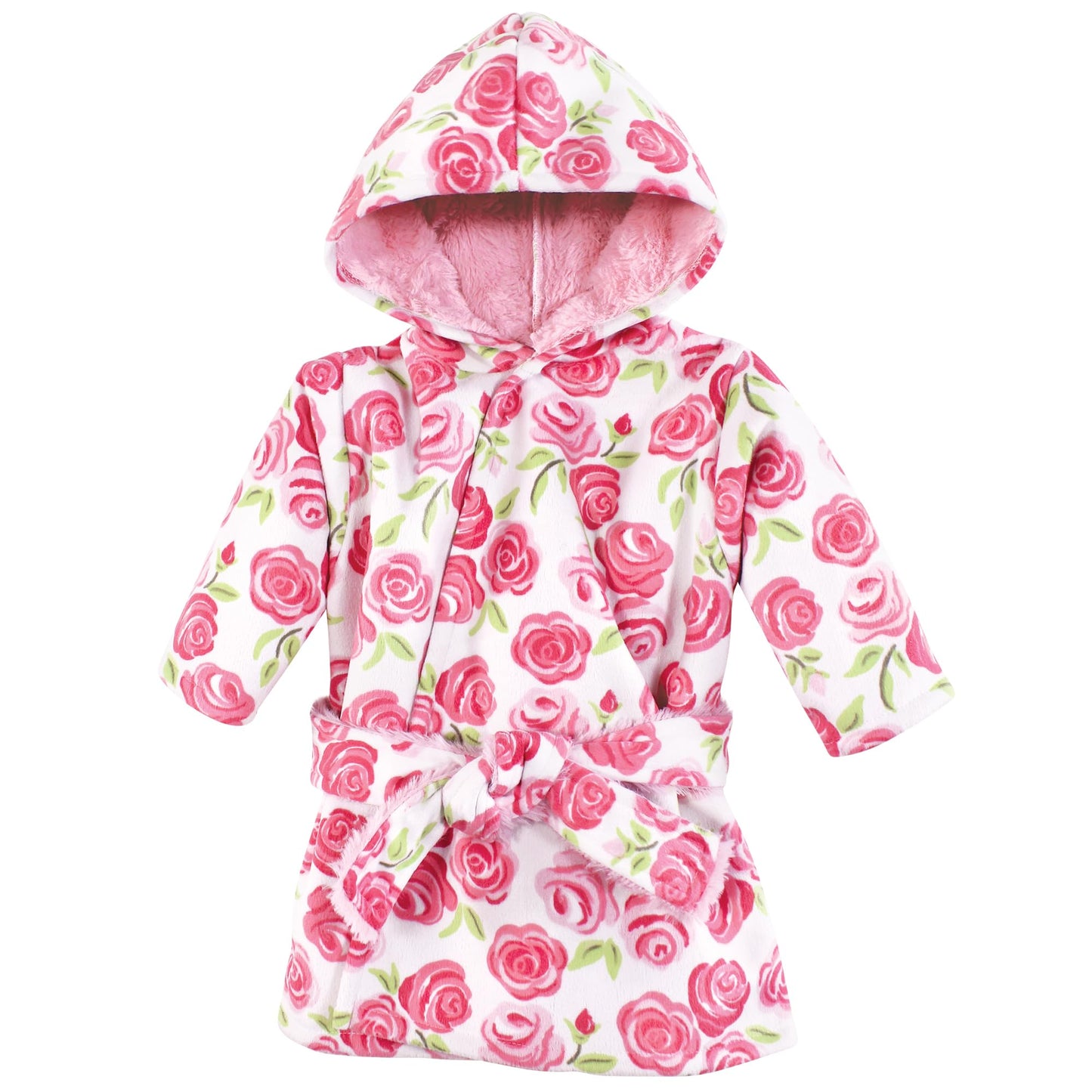 Hudson Baby Unisex Baby Mink with Faux Fur Lining Pool and Beach Robe Cover-ups