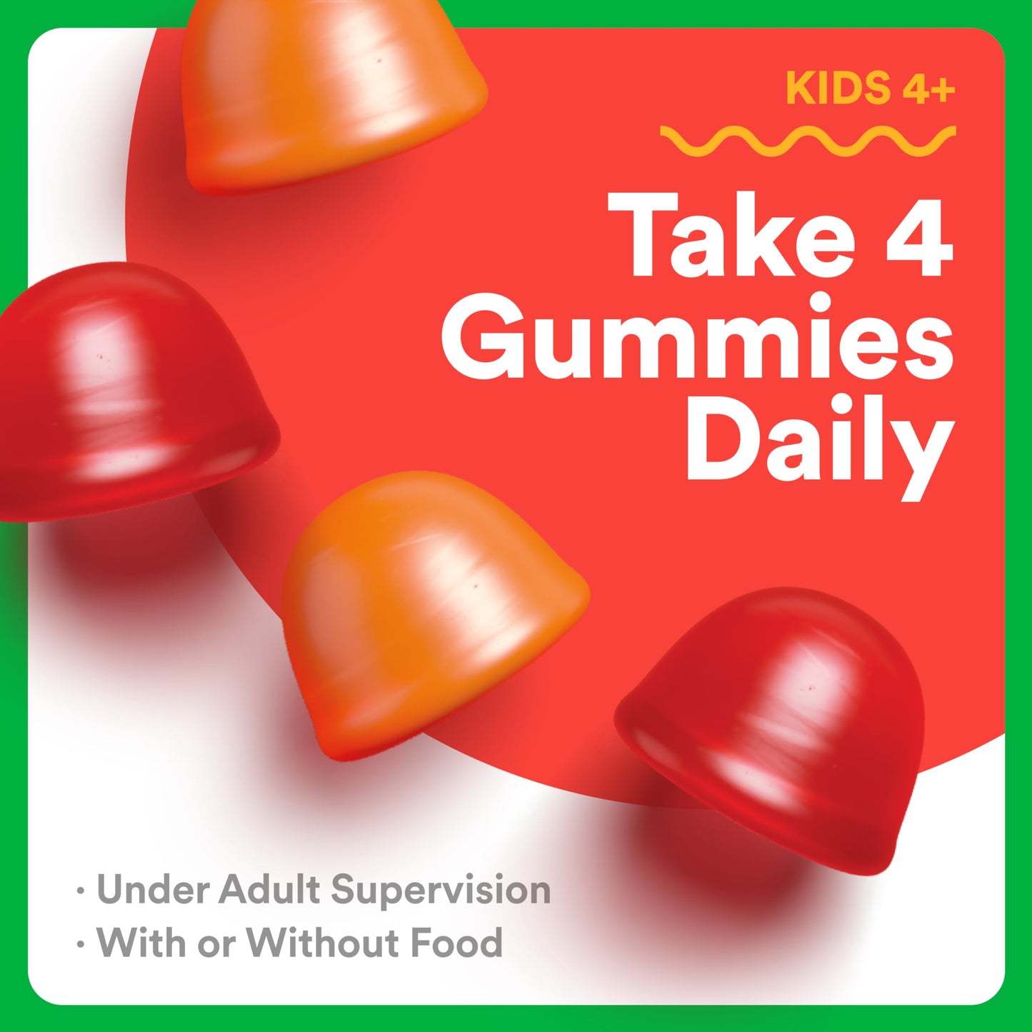 SmartyPants Kids Multivitamin Gummies: Omega 3 Fish Oil (EPA/DHA), Vitamin D3, C, Vitamin B12, B6, A, K & Zinc for Immune Support, Biotin, Gluten Free, Three Fruit Flavors, 120 Count (30 Day Supply)
