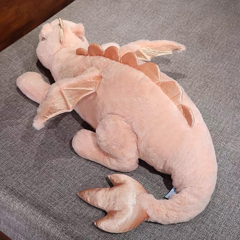 43.3Inches 7Lbs Blue Weighted Dragon Stuffed Animal, Large Blue Weighted Dragon Plush Toy for Kids and Adults(2025 Update Version)