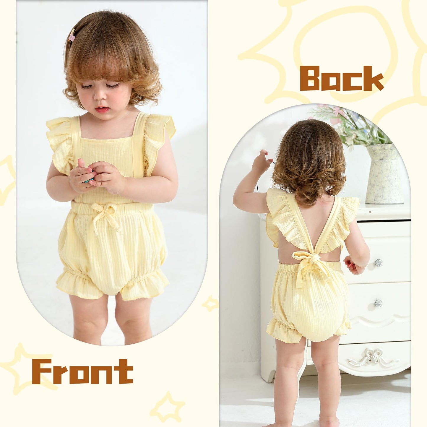 Happy Town Newborn Baby Girl Clothes Infant Summer Romper Sleeveless Floral Cute Outfits One Piece Jumpsuit Bodysuit