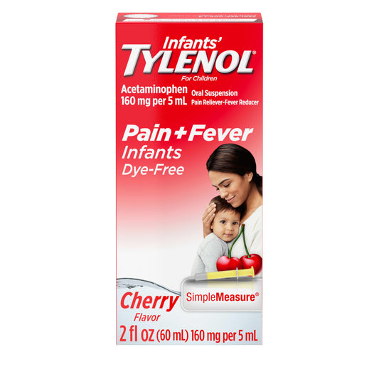 Infants' TYLENOL Oral Suspension, Grape, 2 Fl. Oz