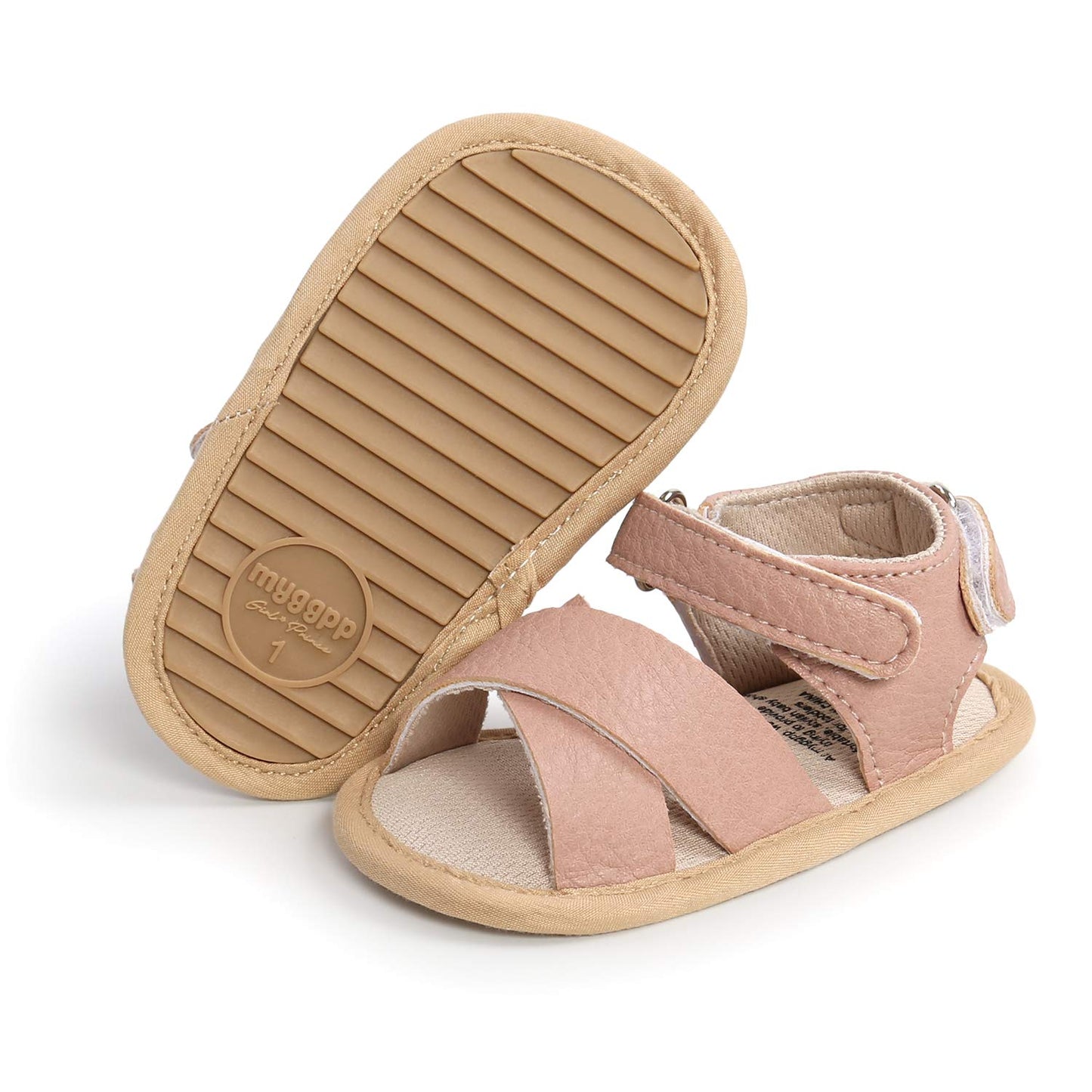 Baby Girls Boys Summer Sandals Unisex Infant Premium Soft Anti-Slip Rubber Sole Toddler Outdoor Beach Walking Shoes