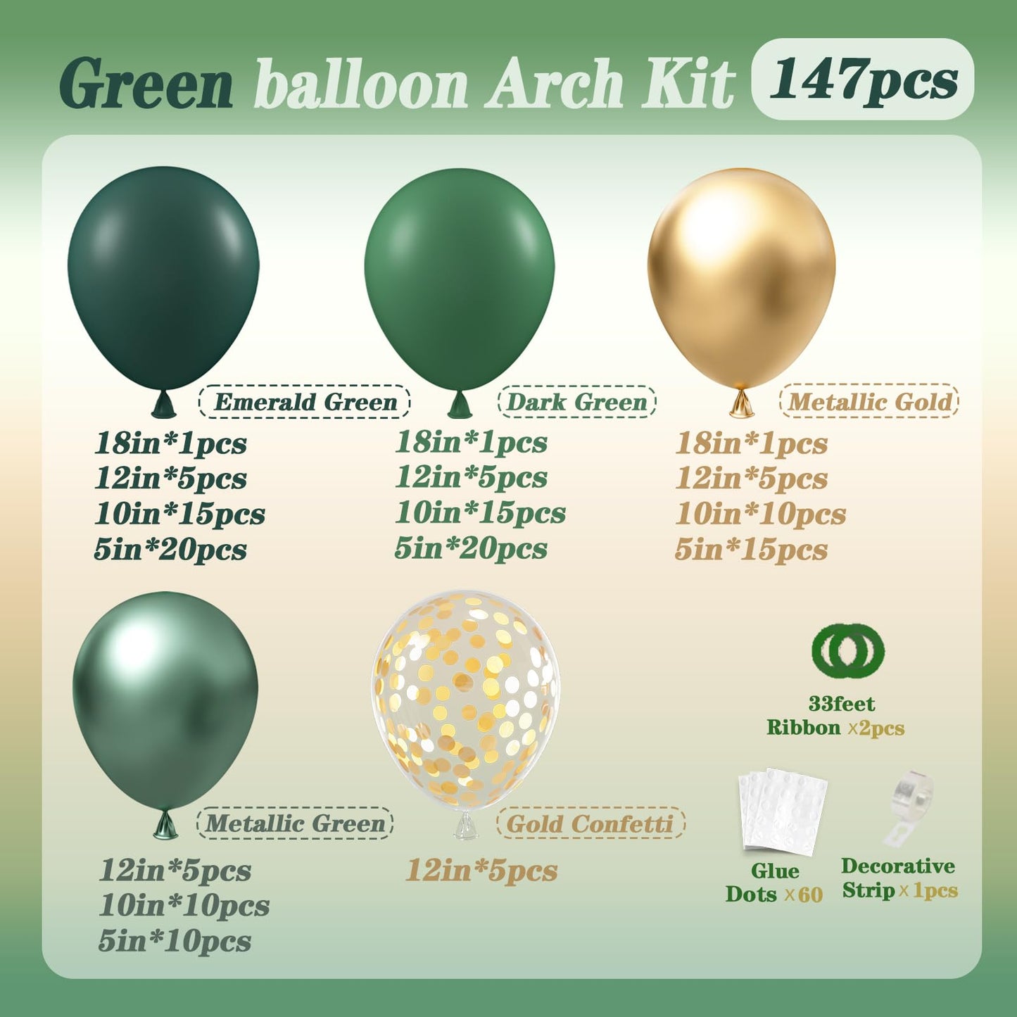 147pcs Neutral Balloon Garland Arch Kit, Different Sizes with Beige Cream Sand White Metallic Champagne Gold Balloons for Wedding Bridal Shower Birthday Boho Neutral Baby Shower Party Decorations