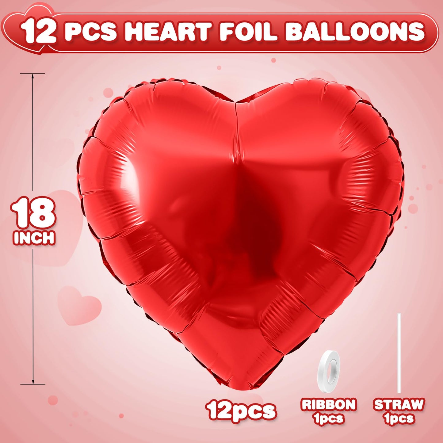 Sage Green Gold Heart Balloons,12Pcs Light Gold Heart Shaped Foil Balloons,18Inch Cream White Helium Mylar Balloon for Baby Shower Birthday Anniversary Wedding Party Decorations