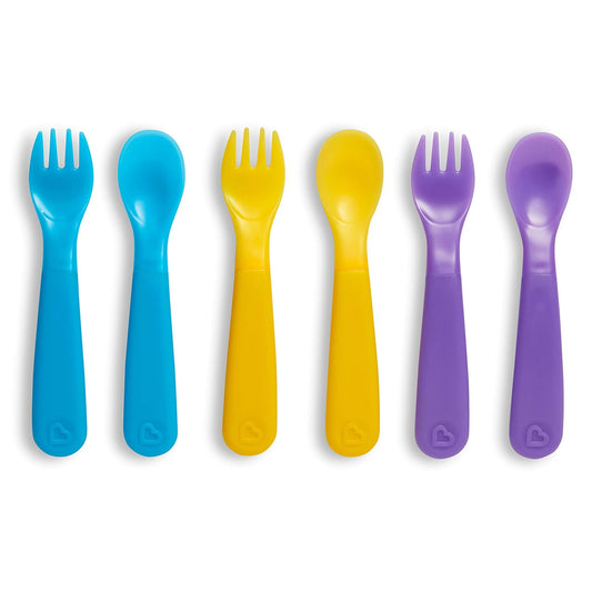 Munchkin® ColorReveal™ Color Changing Toddler Forks and Spoons, 6 Pack