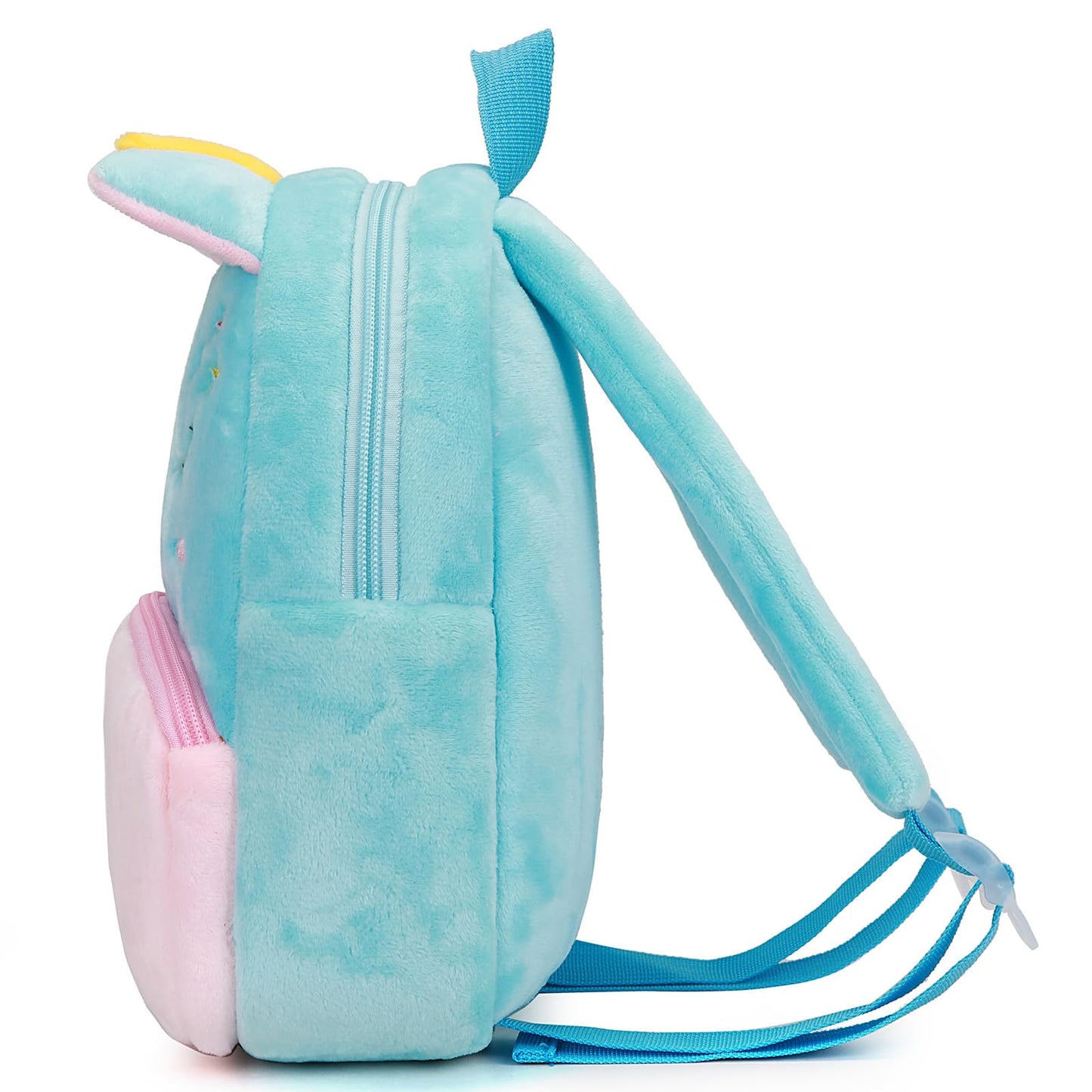 Ladyzone Toddler Backpack Zoo Animals Backpacks Cute Plush Bag Cartoon 10" Preschool Book Bag For 2+ Years Girls Boys