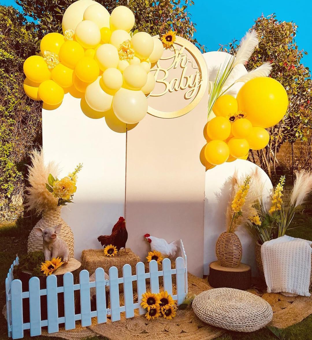 Sage Green Gold White Party Balloons, 50Pcs Sage Green and Gold Confetti Party Balloons For Birthday Baby Shower Engagement Wedding Anniversary Party Decorations