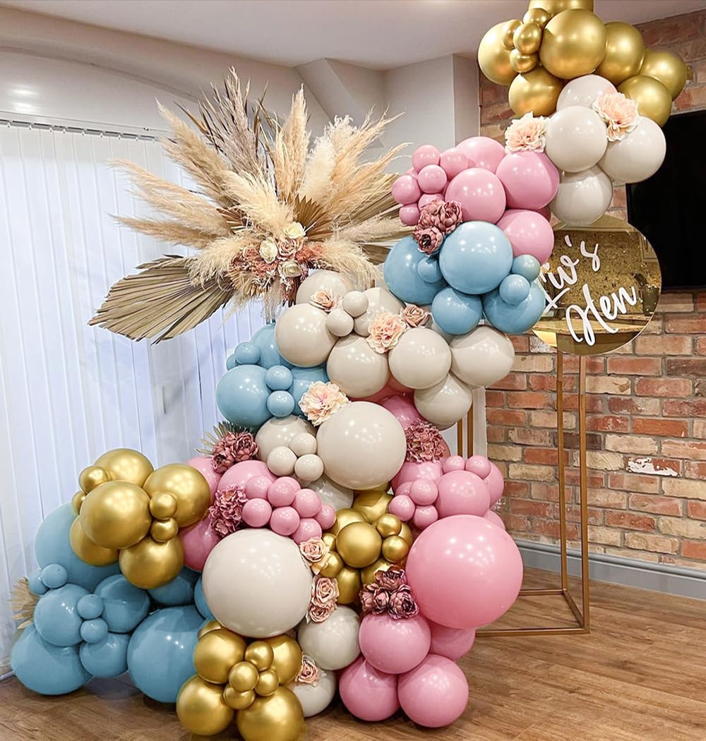 Double Stuffed Nude Balloon Garalnd Blush Beige Balloons Cream Brown Balloon Arch Kit Different Sizes Ivory Latex Balloons For Neutral Baby Shower Gender Reveal Birthday Boho Party Decorations
