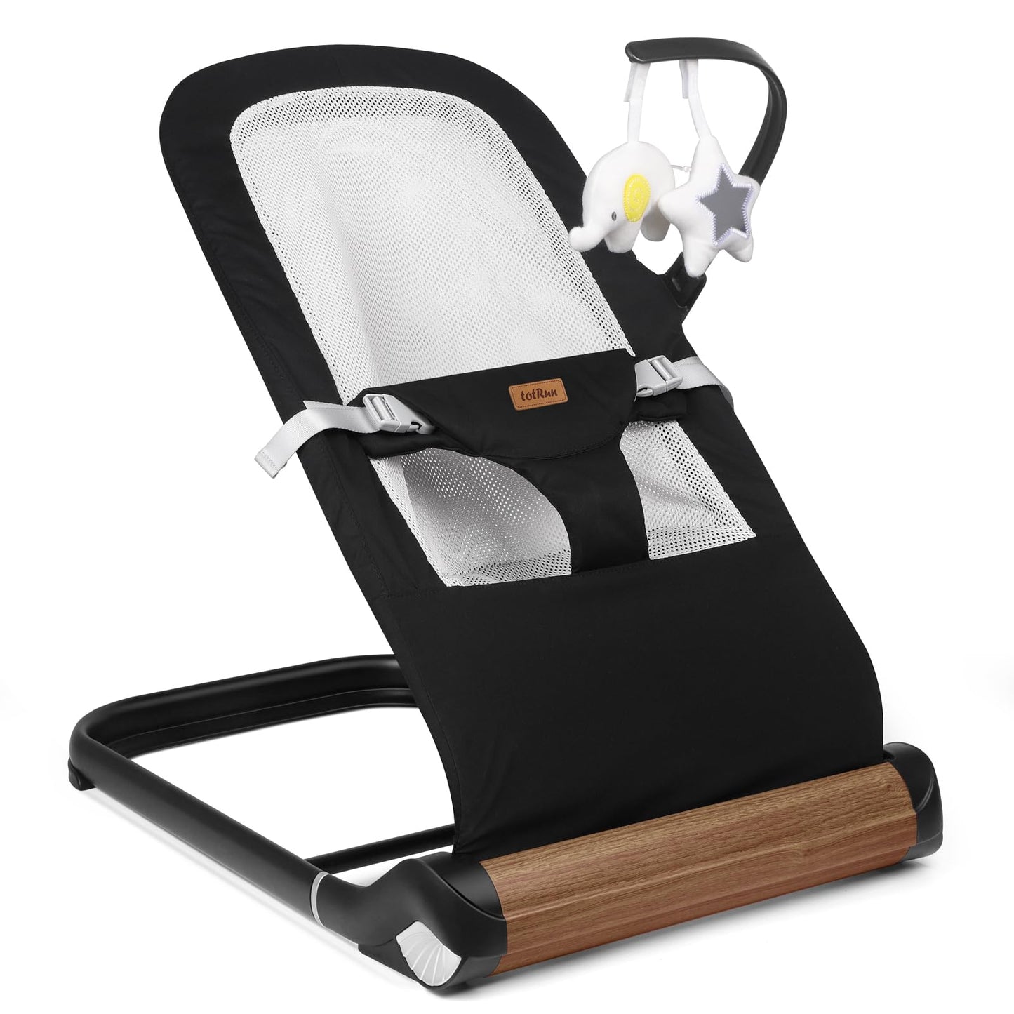 Baby Bouncer Chair - Comfortable Support for Your Little One's Blissful Moments (Normal, Black)