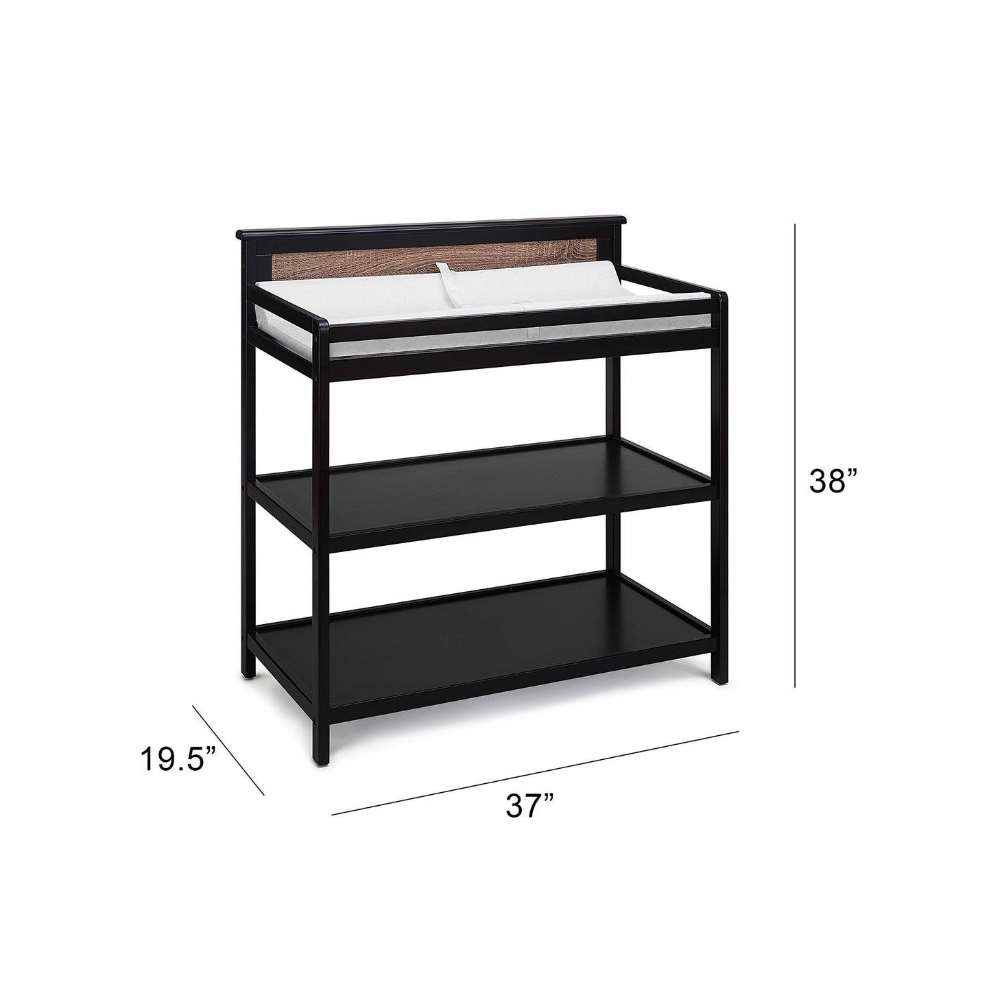 Suite Bebe - Connelly Changing Table - Vintage Walnut