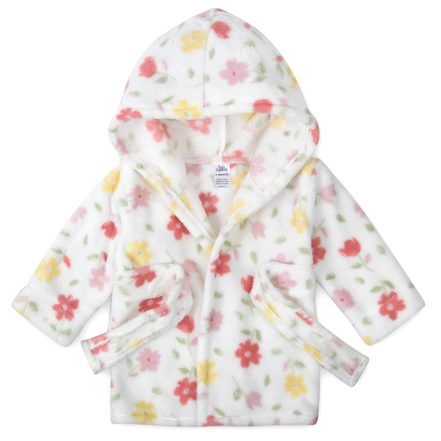 Baby and Infant Bath Robe with Hood and Baby Beach Cover Up for Boys and Girls 0-9 Months (Enchanted Evening)