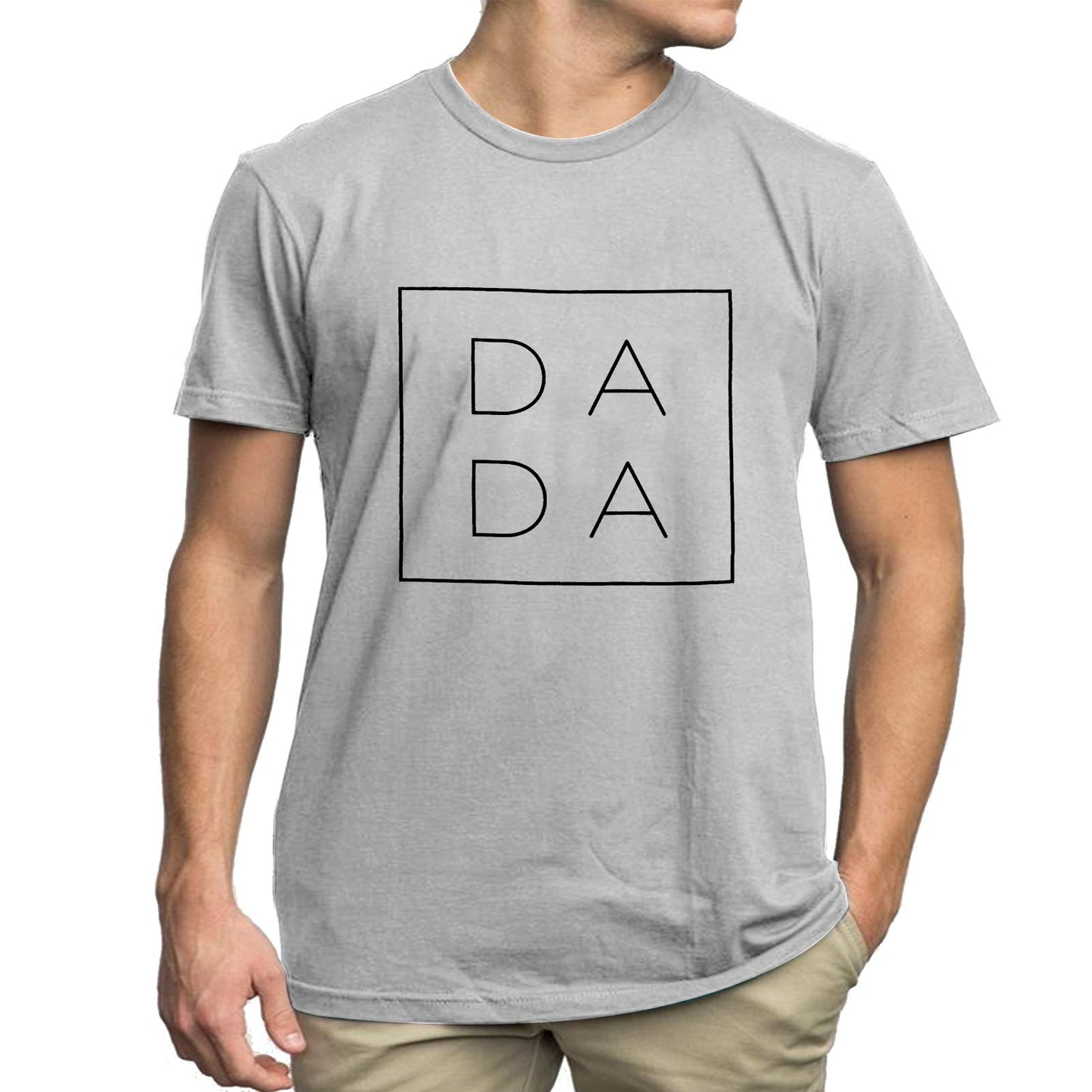 MNLYBABY Dad Shirts for Men Funny DADA Letter Print Graphic Tshirts Father Daddy Papa Gifts Tee Tops