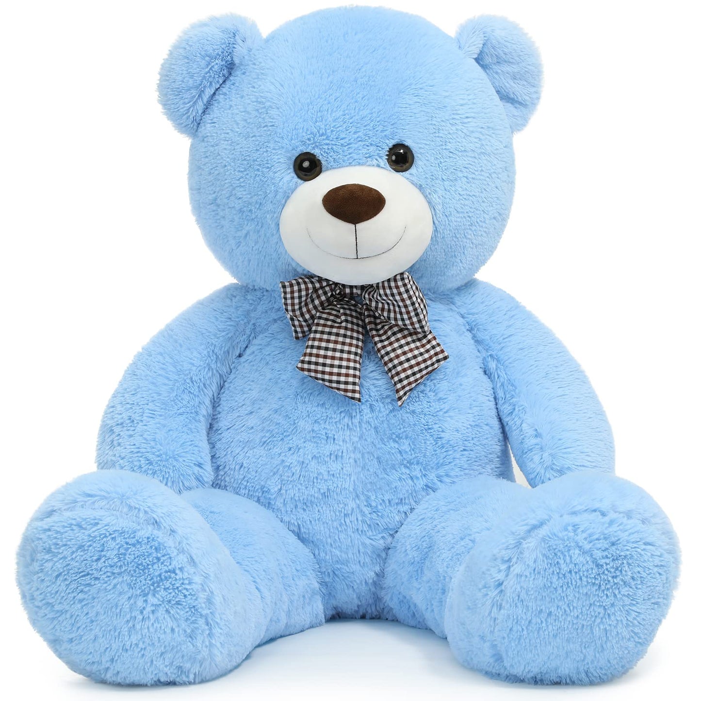 51 inch Big Teddy Bear Cute Giant Stuffed Animals Soft Plush Toy for Girlfriend Kids for Birthday Christmas Valentine's Day