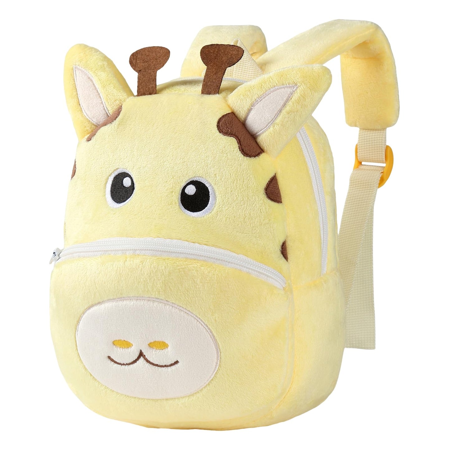 MICHLEY Toddler Backpack Plush Animal SchoolBag Cartoon Girls Travel Bag Mini Baby Daypack for Kids Kindergarten Pre School Bags, Cow