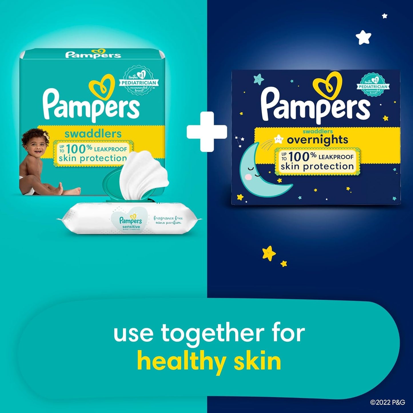 Pampers Baby Diapers - Swaddlers - Size 1, 198 Count, Ultra Absorbent Disposable Infant Diaper