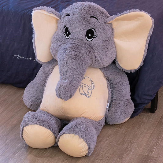 Giant Elephant Stuffed Animal 39'', Large Plush Toy, Soft Huggable Cute Elephant Plush for Girls, Boys, Kids, Babies - Gifts for Birthday, Mother's Day, Christmas
