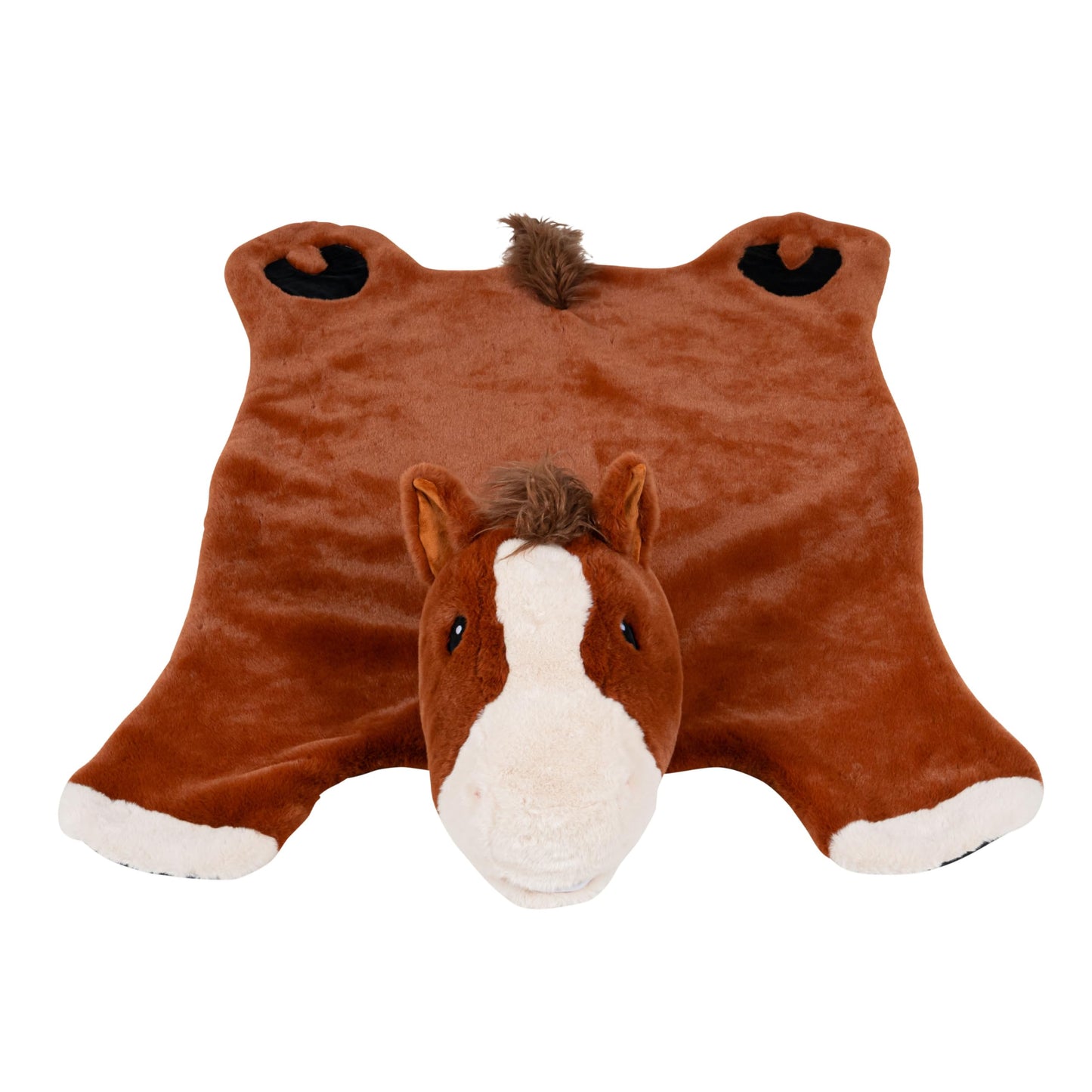Plush PlushieRugs - Animal Rug for Kids Room, Fluffy Nursery and Fur Kids Rugs for Playroom - Big Large Stuffed Animals Irregular Shaped Rug that Works Great as Woodland Nursery Decor (Dinosaur)