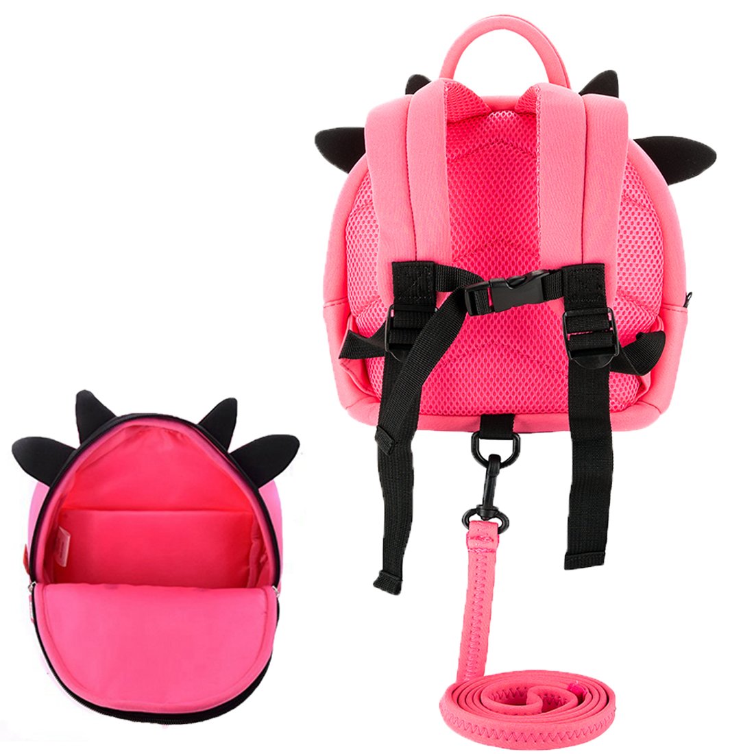 JiePai Rocket Toddler Kids Backpack with Harness Leash for Boys Girls Age 1-3