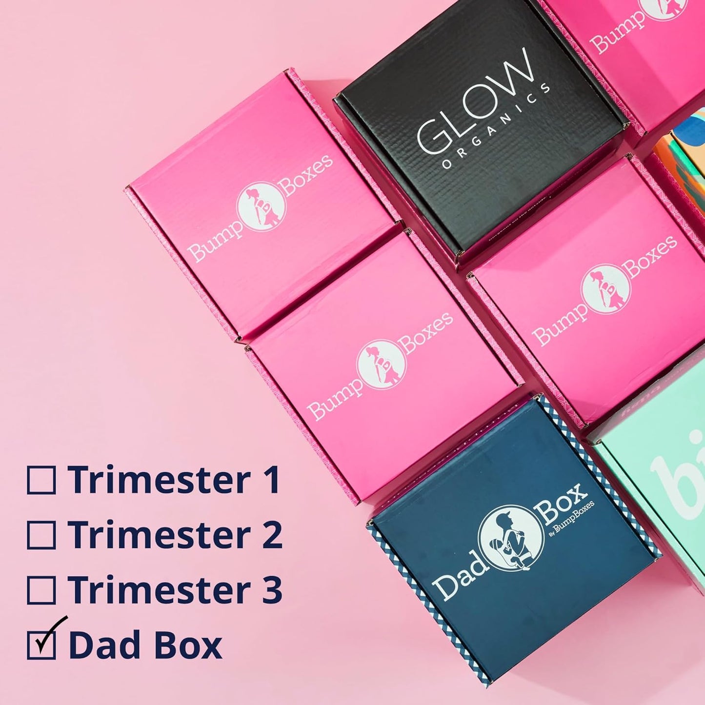 Bump Boxes, First Time Father’s Day Box with Mug, Hat, Teether, Onesie and Balm, Unique Kit for Expecting Fathers, New Dad Gifts for Men