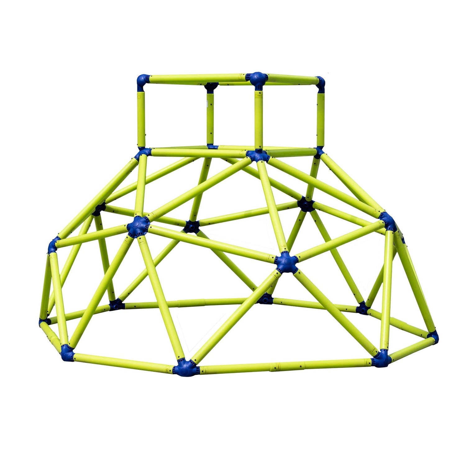 Eezy Peezy Mega Pyramid Monkey Bars Climbing Tower Active Outdoor Fun for Kids Ages 3 to 8 Years Old, Blue/Green