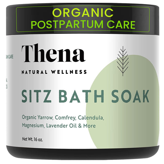 Best Organic Sitz Bath Soak for Postpartum Recovery Care New Mom Essentials & Natural Hemorrhoid Treatment, 100% Natural & Gentle with Pure Epsom & Dead Sea Salts Witch Hazel Lavender Essential Oil