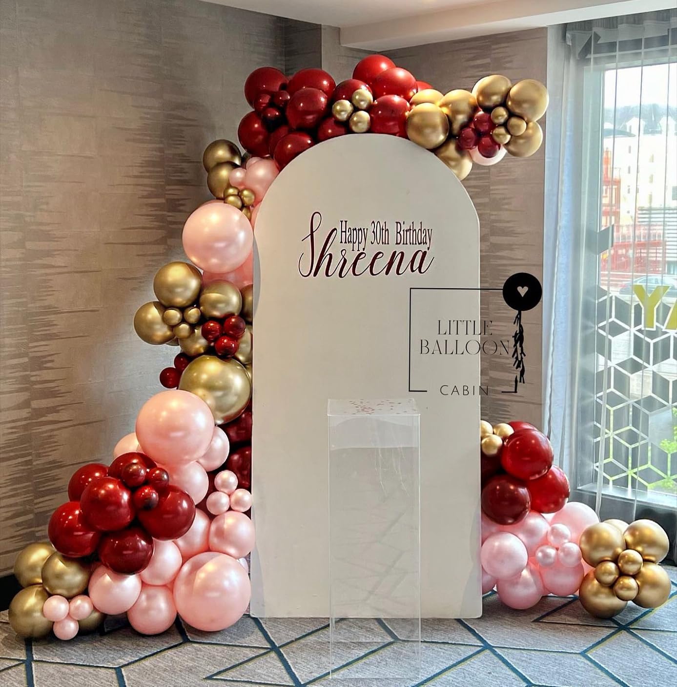 Dusty Pink Rose Balloon Garland Double Stuffed Mauve Light Pink Latex Blush Nude Beige Champagne Gold Balloon Arch Kit for Boho Birthday Baby Bridal Shower Neutral Wedding Party Decor