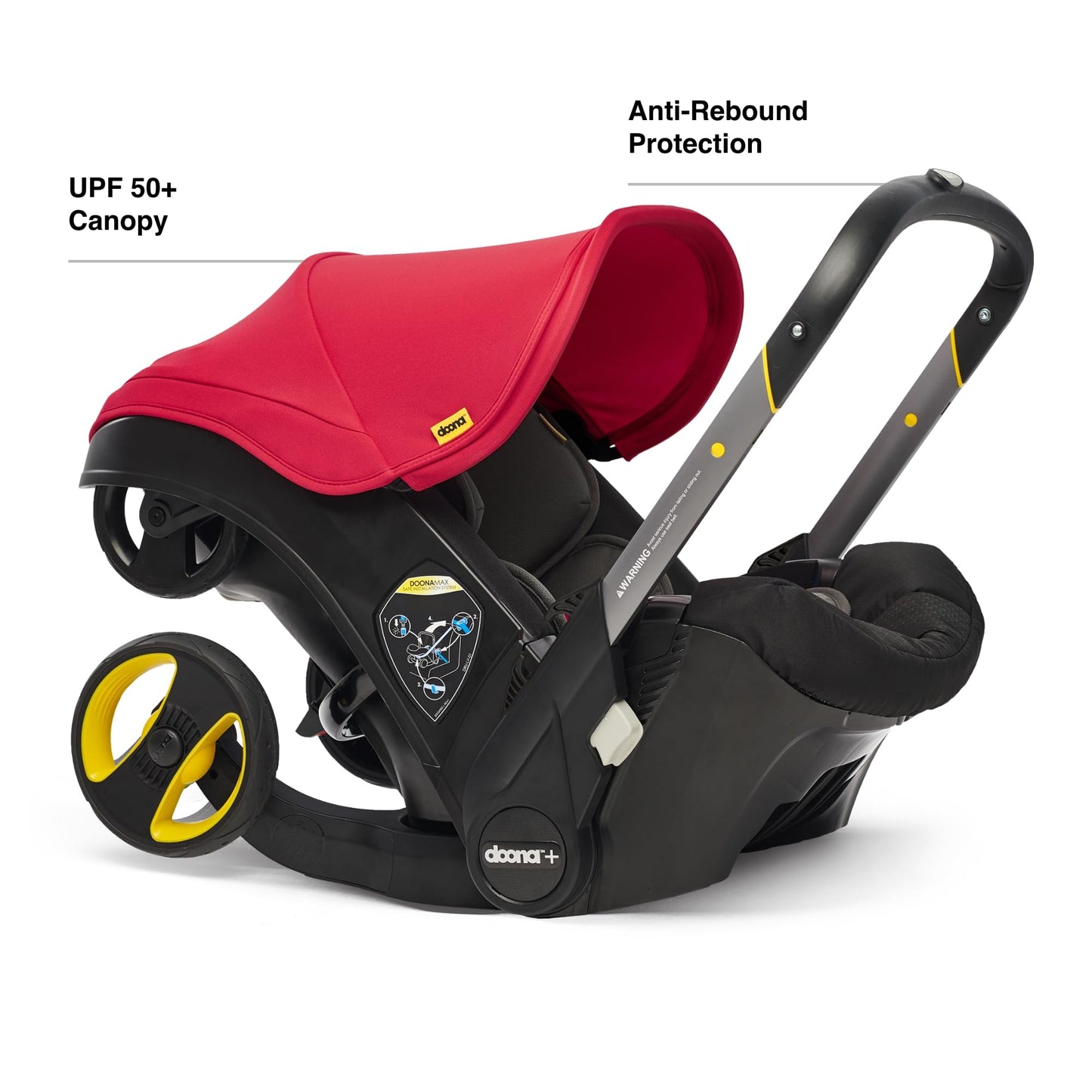 Doona Car Seat & Stroller, Nitro Black - All-in-One Travel System