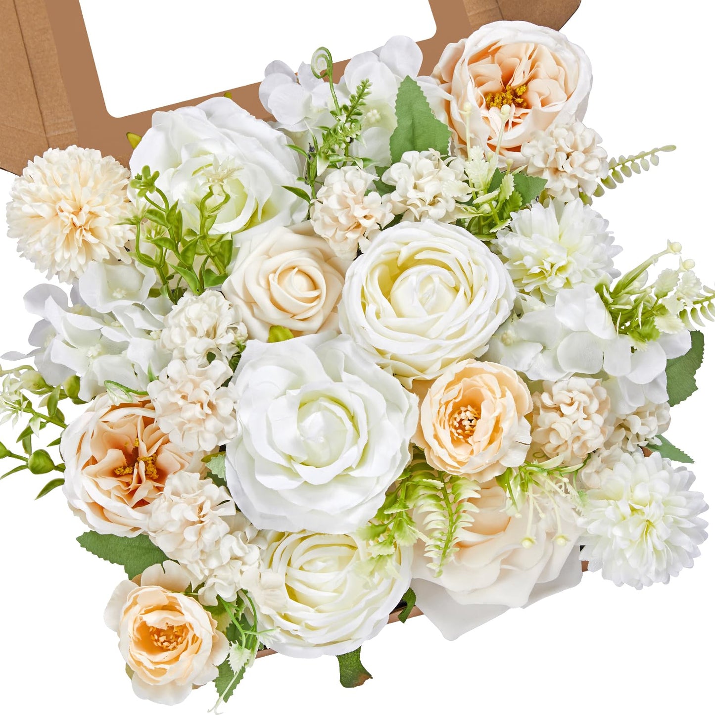 Serwalin Pink Artificial Flowers, Silk Fake Flowers for DIY Wedding Bridal Bouquets, Wedding Cake Flowers for Table Centerpieces Baby Shower Birthday Party Home Decorations