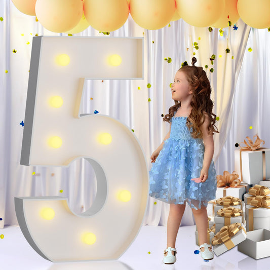 imprsv Marquee Light Up Letters, 4FT Marquee Letters Mosaic Letter for Balloons for Birthday Wedding Engagement Party Decor, Large Marquee Letters for Party Decoration Arch Kit Decorations Letter A